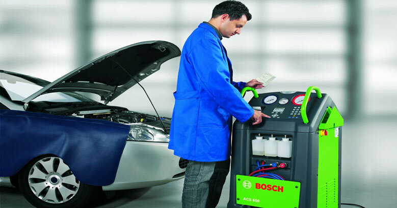 Bosch air conditioning service unit